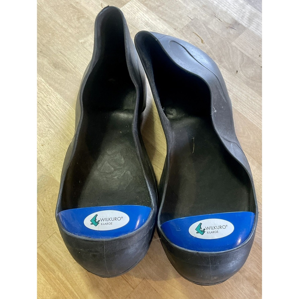 WILKURO XL CSA Steel Toe Cap PVC Safety Overshoes Blue